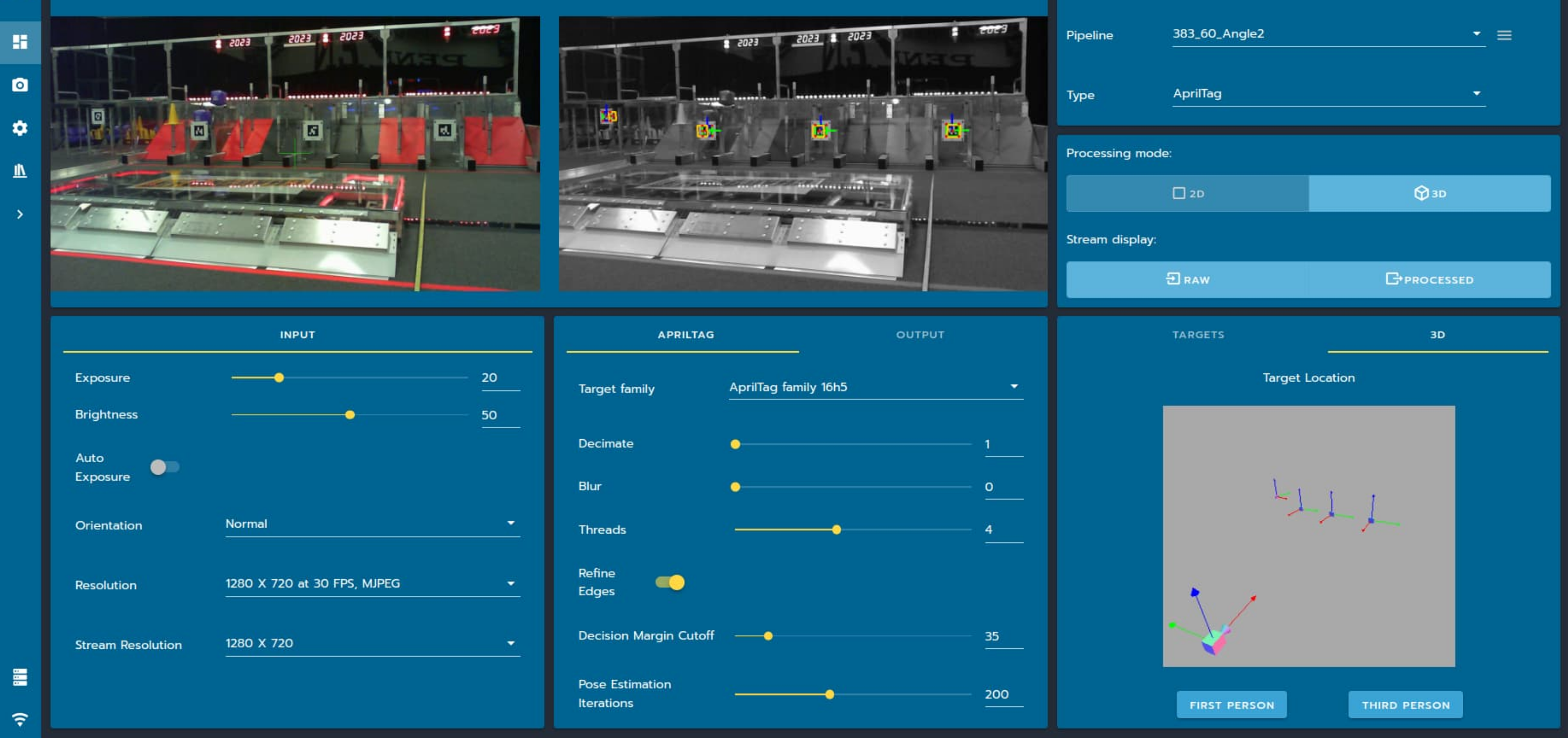 Demo of PhotonVision UI